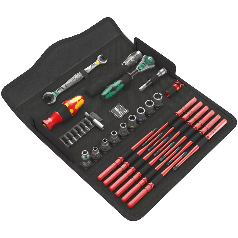 Wera Kraftform W1 – 35-teiliges Profi-Werkzeugset für Wartung und Montage