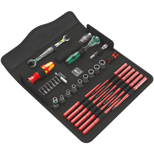 Wera Kraftform W1 – 35-teiliges Profi-Werkzeugset für Wartung und Montage